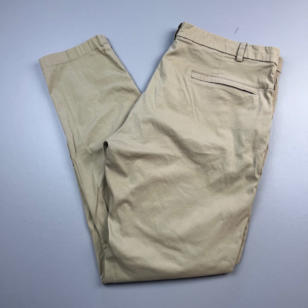 Lululemon Commission Pant Classic Mens 38 Tan Khaki Chino Trousers M5440S